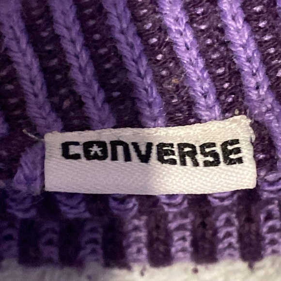 Converse purple cuffed beanie - Picture 3 of 3